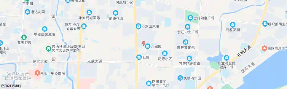 南阳万家园华鑫苑_公交站地图_南阳公交_妙搜公交查询2025