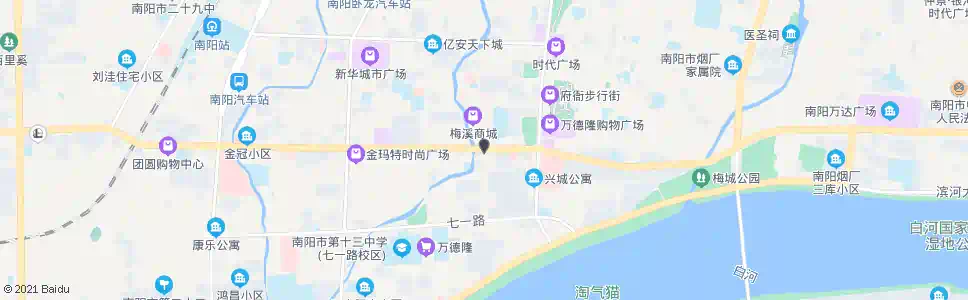 南阳中州路梅溪路口_公交站地图_南阳公交_妙搜公交查询2025