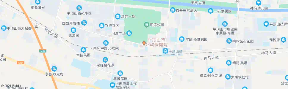 平顶山公园南门_公交站地图_平顶山公交_妙搜公交查询2025