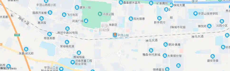 平顶山园凌路口_公交站地图_平顶山公交_妙搜公交查询2025
