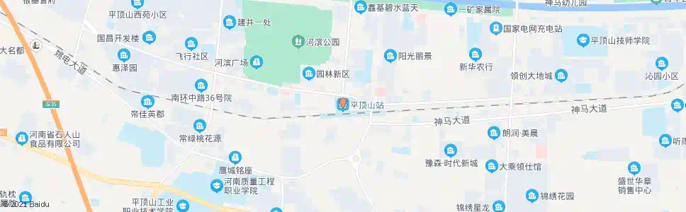 平顶山西环路建设路南_公交站地图_平顶山公交_妙搜公交查询2025