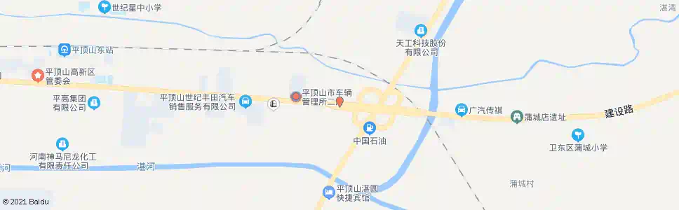平顶山东建路口_公交站地图_平顶山公交_妙搜公交查询2025