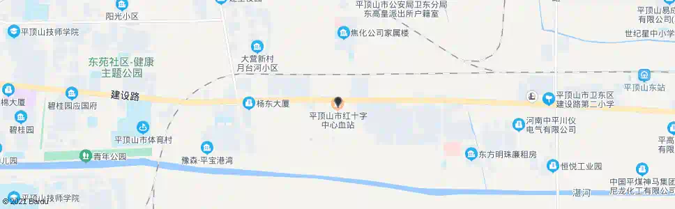 平顶山中心血站_公交站地图_平顶山公交_妙搜公交查询2025