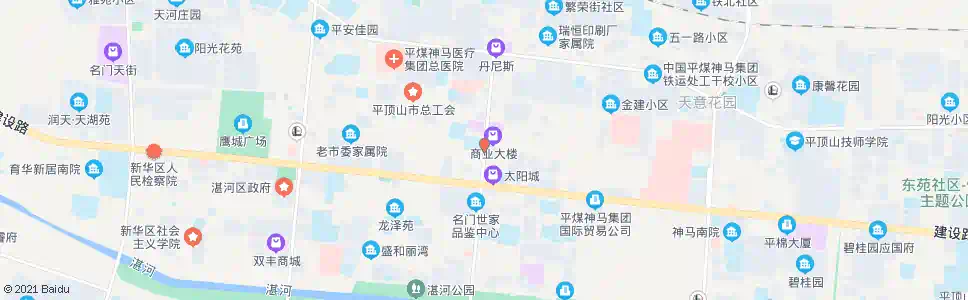 平顶山商业大楼_公交站地图_平顶山公交_妙搜公交查询2025