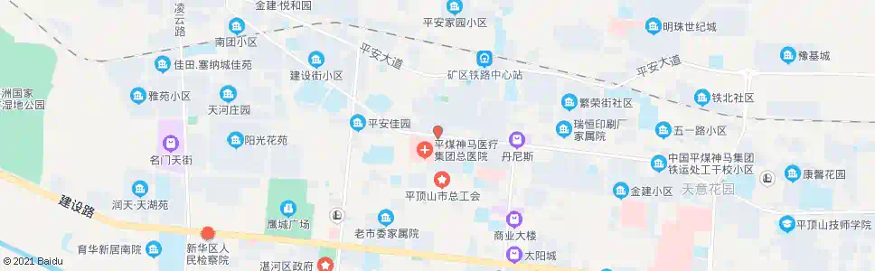 平顶山平煤集团总医院_公交站地图_平顶山公交_妙搜公交查询2025