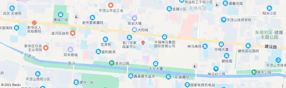 平顶山开建路口_公交站地图_平顶山公交_妙搜公交查询2025