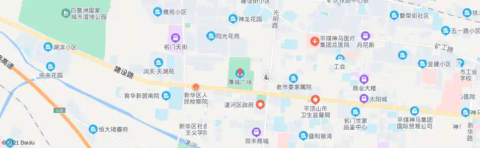 平顶山鹰城广场_公交站地图_平顶山公交_妙搜公交查询2025