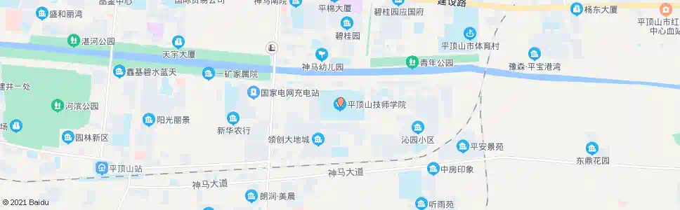平顶山平顶山高级技工学校_公交站地图_平顶山公交_妙搜公交查询2025