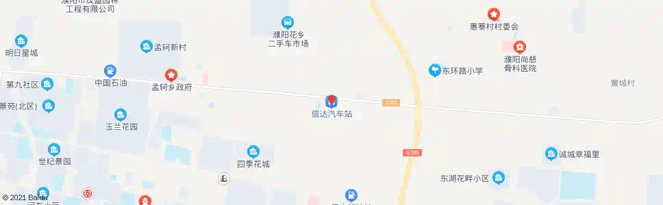 濮阳信达车站_公交站地图_濮阳公交_妙搜公交查询2025