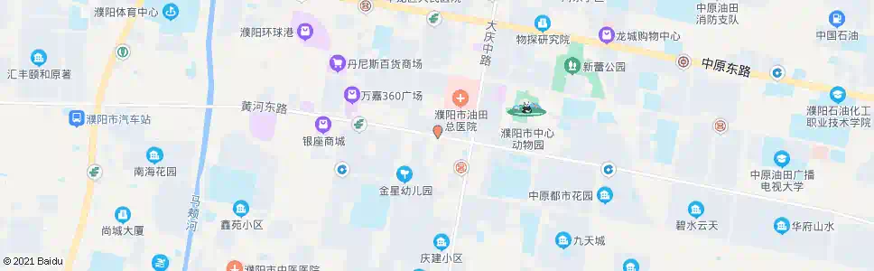 濮阳职工医院_公交站地图_濮阳公交_妙搜公交查询2025