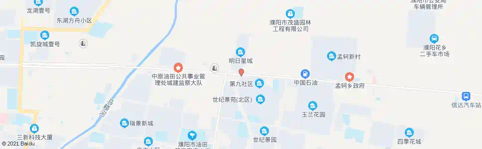 濮阳明日星城_公交站地图_濮阳公交_妙搜公交查询2025