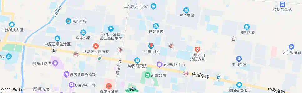 濮阳河东小区_公交站地图_濮阳公交_妙搜公交查询2025
