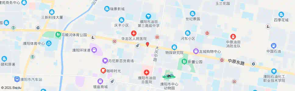 濮阳华龙区政府_公交站地图_濮阳公交_妙搜公交查询2025