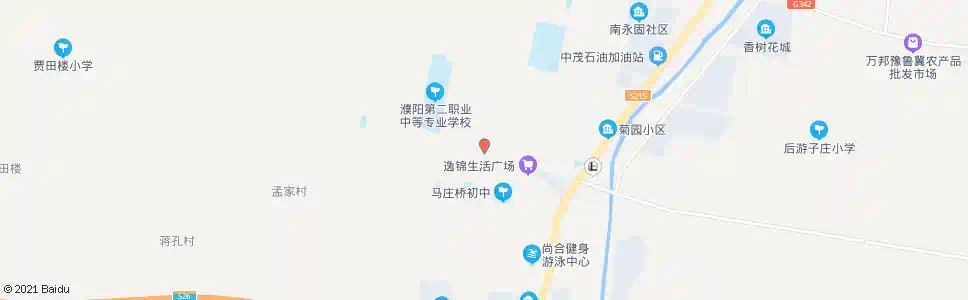 濮阳马庄桥_公交站地图_濮阳公交_妙搜公交查询2025