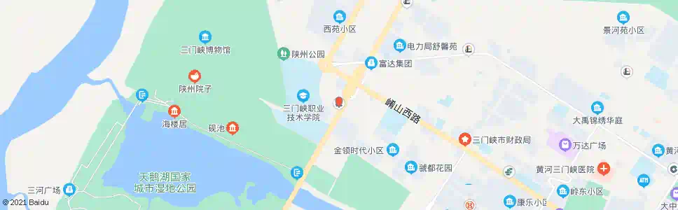 三门峡中国银行(石油公司)_公交站地图_三门峡公交_妙搜公交查询2025