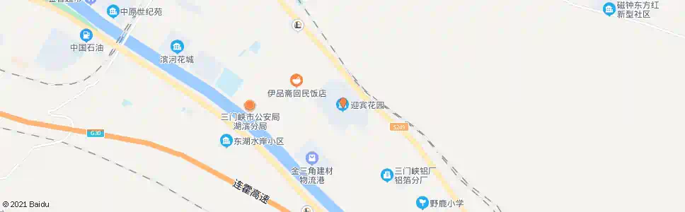 三门峡迎宾花园_公交站地图_三门峡公交_妙搜公交查询2025