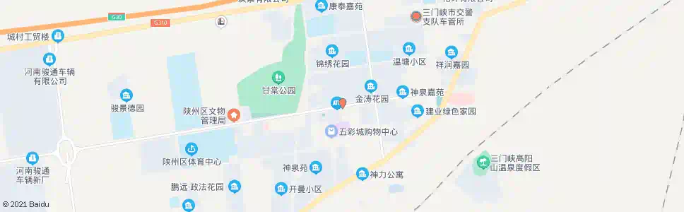三门峡陕州区政府_公交站地图_三门峡公交_妙搜公交查询2025