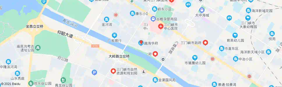 三门峡越海华府_公交站地图_三门峡公交_妙搜公交查询2025