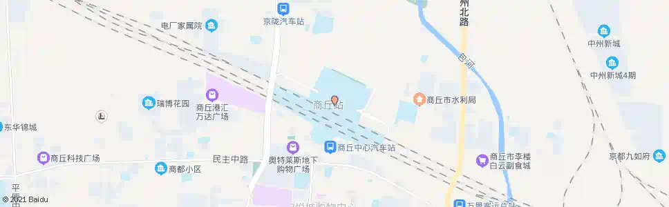 商丘白庄_公交站地图_商丘公交_妙搜公交查询2025