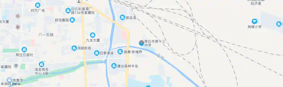 商丘十三中_公交站地图_商丘公交_妙搜公交查询2025