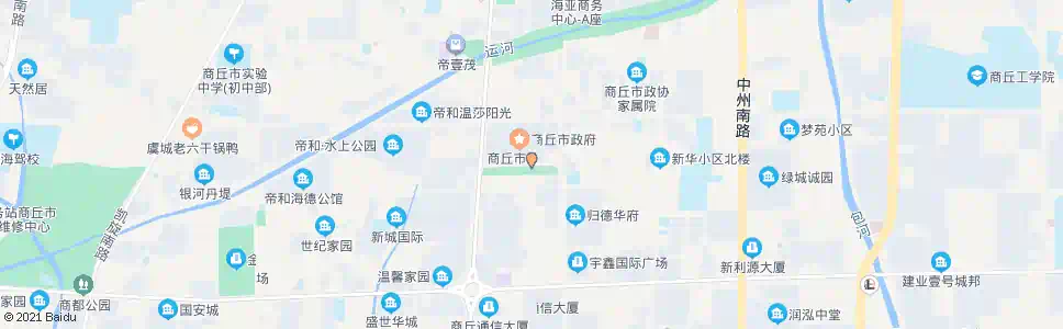 商丘新市委_公交站地图_商丘公交_妙搜公交查询2025
