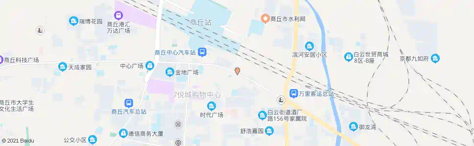 商丘白云广场_公交站地图_商丘公交_妙搜公交查询2025