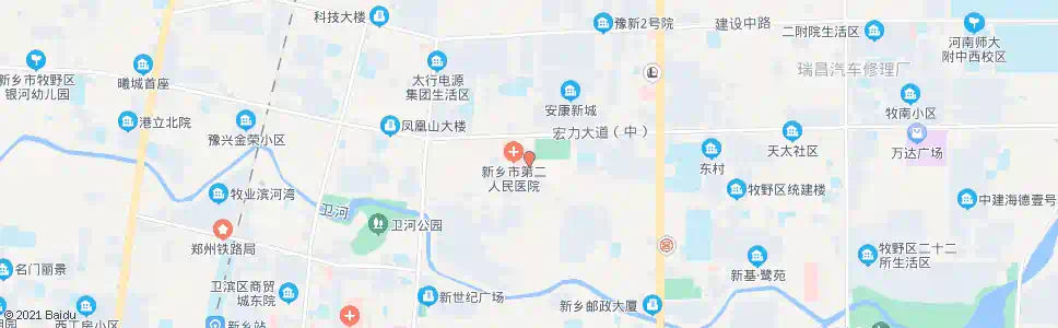 新乡陵园市场_公交站地图_新乡公交_妙搜公交查询2025