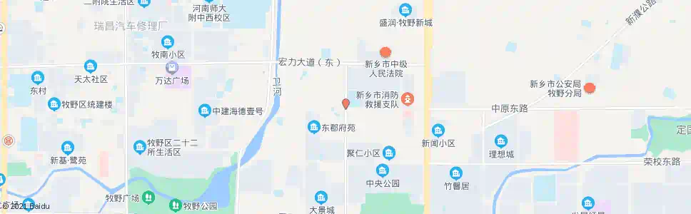 新乡新二街中原路口_公交站地图_新乡公交_妙搜公交查询2025