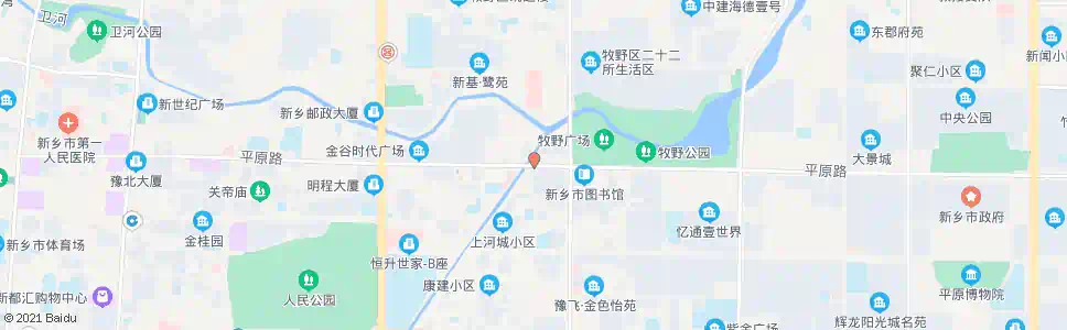 新乡仁爱医院(果园小区)_公交站地图_新乡公交_妙搜公交查询2025