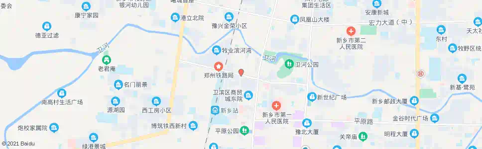 新乡自由街中同路口_公交站地图_新乡公交_妙搜公交查询2025