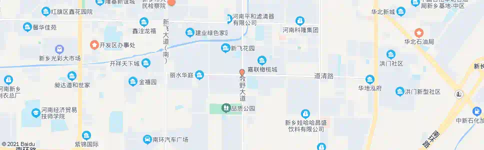 新乡道清路牧野路口_公交站地图_新乡公交_妙搜公交查询2025