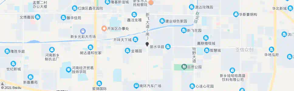 新乡道清路新飞大道路口_公交站地图_新乡公交_妙搜公交查询2025