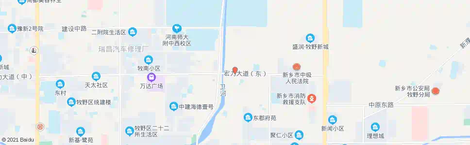 新乡宏力大桥_公交站地图_新乡公交_妙搜公交查询2025
