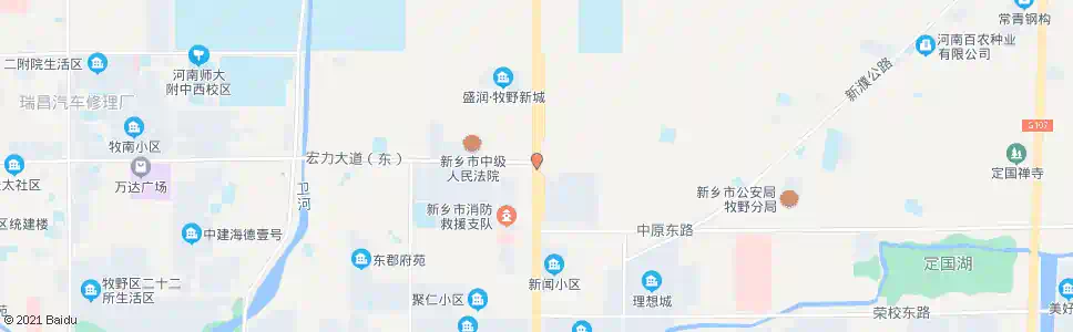 新乡新中大道宏力大道_公交站地图_新乡公交_妙搜公交查询2025