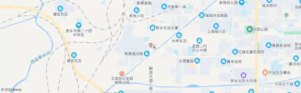 新乡解放南桥_公交站地图_新乡公交_妙搜公交查询2025