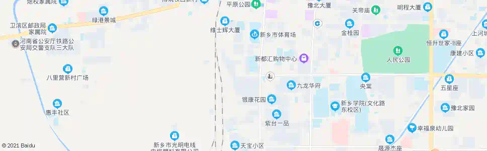 新乡自由街平原路口_公交站地图_新乡公交_妙搜公交查询2025