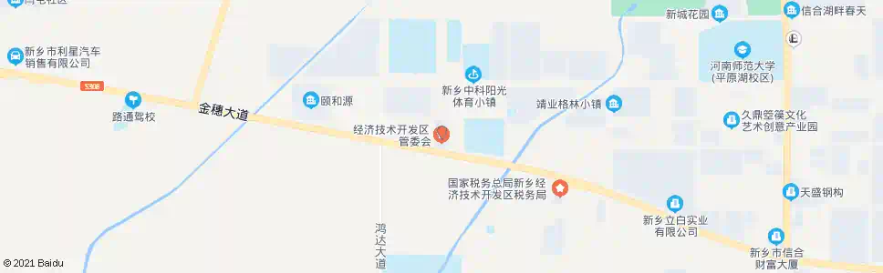 新乡开发区管委会_公交站地图_新乡公交_妙搜公交查询2025