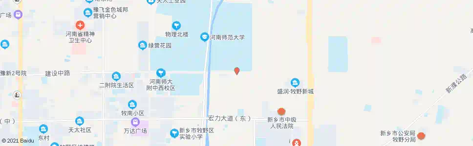 新乡河师大东校区_公交站地图_新乡公交_妙搜公交查询2025