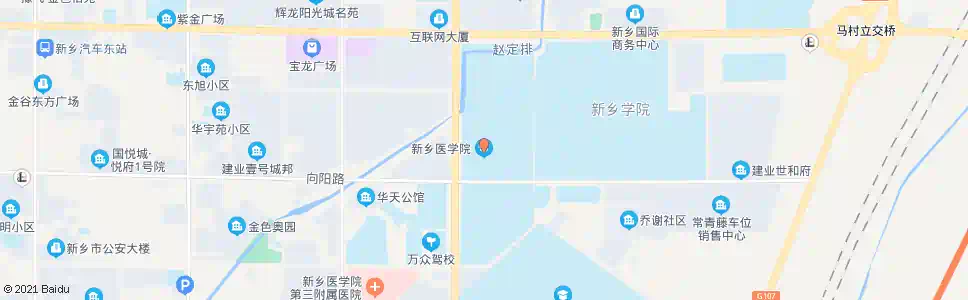 新乡新乡医学院(金穗大道新三街)_公交站地图_新乡公交_妙搜公交查询2025