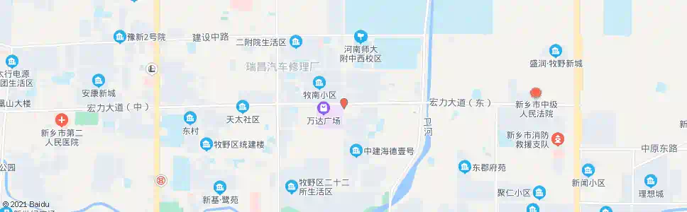新乡学院街宏力大道口_公交站地图_新乡公交_妙搜公交查询2025