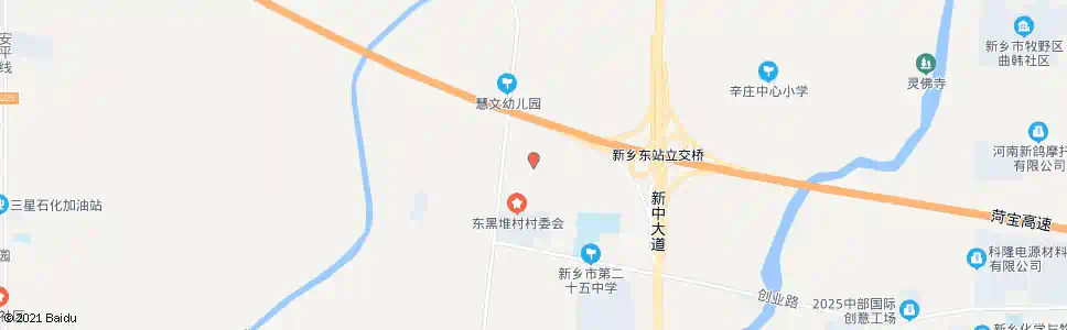 新乡东黑堆_公交站地图_新乡公交_妙搜公交查询2025
