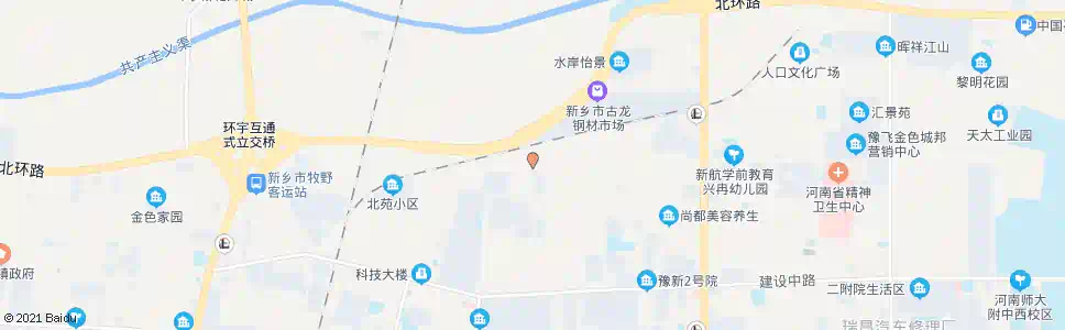 新乡建北二路北环路口_公交站地图_新乡公交_妙搜公交查询2025
