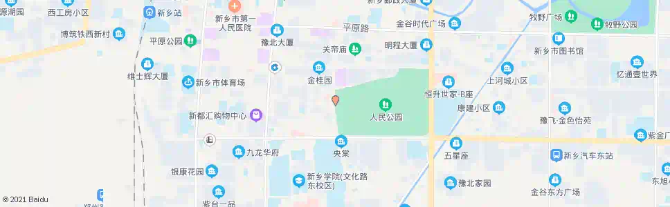 新乡公园西门_公交站地图_新乡公交_妙搜公交查询2025