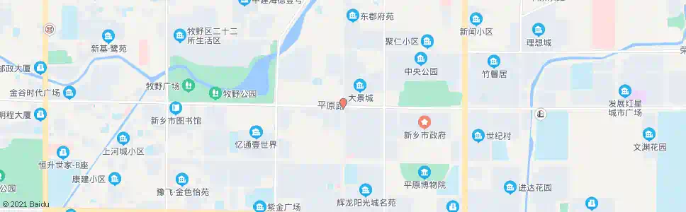 新乡平原路新一街_公交站地图_新乡公交_妙搜公交查询2025