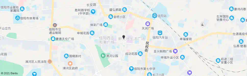 信阳中山路北口_公交站地图_信阳公交_妙搜公交查询2025