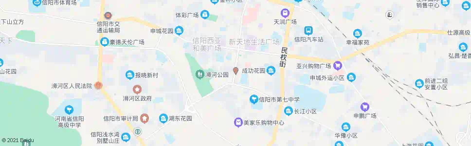 信阳中山南路_公交站地图_信阳公交_妙搜公交查询2025