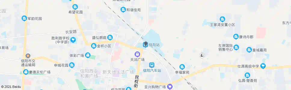 信阳中山大楼_公交站地图_信阳公交_妙搜公交查询2025