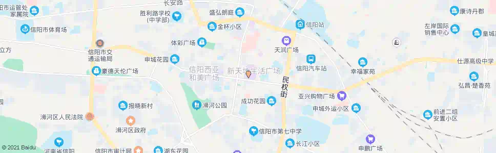 信阳亚兴商场_公交站地图_信阳公交_妙搜公交查询2025