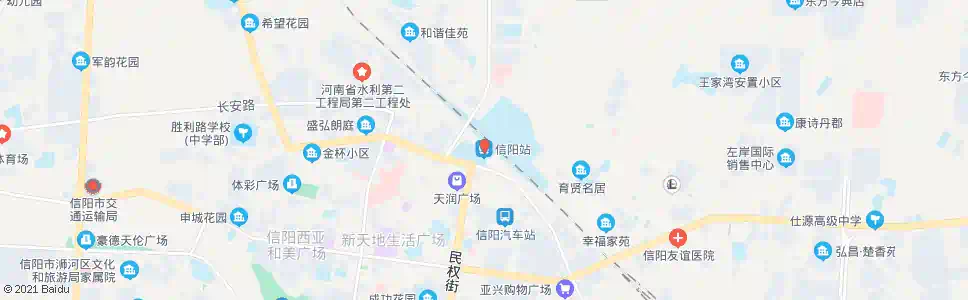 信阳172部队_公交站地图_信阳公交_妙搜公交查询2025