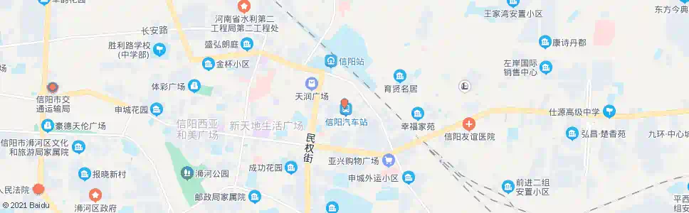 信阳科宇电脑城_公交站地图_信阳公交_妙搜公交查询2025